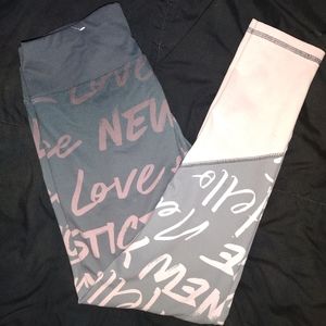 Justice Graphic Print leggings - size 16